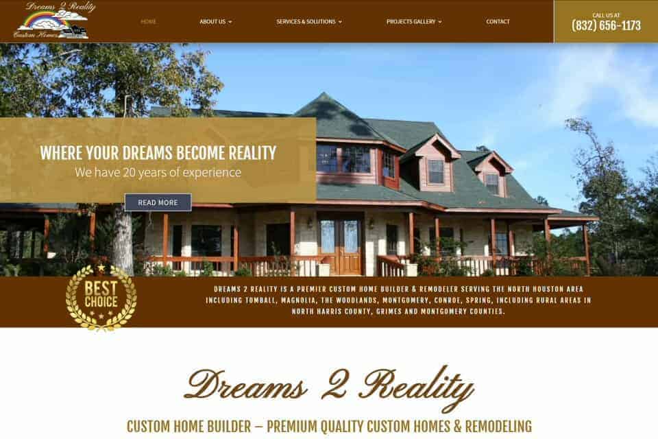 Dreams 2 Reality Custom Homes & Remodeling by 4U AG Services